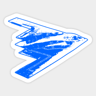 Northrop Grumman B-2 Spirit - Blue Design Sticker